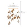 Baby Crib Mobile Nursery Mobile for Crib Bedroom Hanging Decoration Wooden Wind Chime Baby Shower Gift (Yellow) view 4