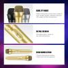 Sanwuta 9 Pcs Christmas Fake Microphone Prop Bulk, Plastic Realistic Mic, Pretend Microphone, Stage Mics Toy for Christmas Birthday Activities Weddings Karaoke Stage Costume Cosplay Party Favor view 4