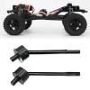 cvking RC Car Drive Shafts Compatible with Hobby for Plus for CR18P for Rock for Van for Trail for Hunter Upgrade Parts 1/18 RC Car 2Pcs CVD Axle Front Drive Shaft view 2