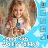 Qniglo Kids Walkie Talkies Rechargeable with USB Charger, 3 Pack Walki Talki for 3-12 Years Old Boys Girls Toys Gifts, Walkie-Talkies with Flashlight Lanyard for Camping Games and Indoor Playing view 2