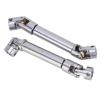 cvking RC Car Drive Shafts Compatible with SCX10 90046 TRX4 313MM Wheelbase Hill for Climbing Vehicles 1/10 RC Car Upgrade Parts Metal Longitudinal Drive Shaft view 2