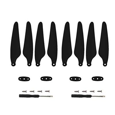 1/2 Pair Quick-Release RC Drone Propellers Props Blade Airscrew Replacement/Fit for Hubsan Zino H117S Drone Quadcopter Accessory (Color : Black 2 Pair)