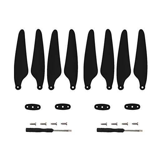 1/2 Pair Quick-Release RC Drone Propellers Props Blade Airscrew Replacement/Fit for Hubsan Zino H117S Drone Quadcopter Accessory (Color : Black 2 Pair)