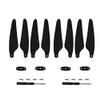 1/2 Pair Quick-Release RC Drone Propellers Props Blade Airscrew Replacement/Fit for Hubsan Zino H117S Drone Quadcopter Accessory (Color : Black 2 Pair) view 1