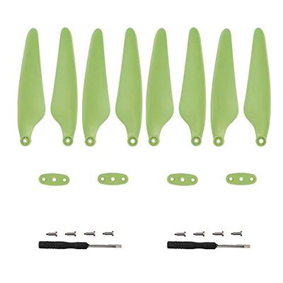 1/2 Pair Quick-Release RC Drone Propellers Props Blade Airscrew Replacement/Fit for Hubsan Zino H117S Drone Quadcopter Accessory (Color : Grren 2 Pair)