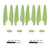 1/2 Pair Quick-Release RC Drone Propellers Props Blade Airscrew Replacement/Fit for Hubsan Zino H117S Drone Quadcopter Accessory (Color : Grren 2 Pair) view 1