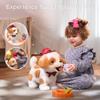 OR OR TU Walking Barking Toy Dog with Remote Control Leash, Plush Puppy Electronic Interactive Toys for Kids, Wag Tail, Singing, Pretend Dress Up Realistic Stuffed Dog Age 3 4 5 6 Years Old Best Gift view 4