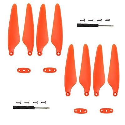 1/2 Pair Quick-Release RC Drone Propellers Props Blade Airscrew Replacement/Fit for Hubsan Zino H117S Drone Quadcopter Accessory (Color : Red 2 Pair)