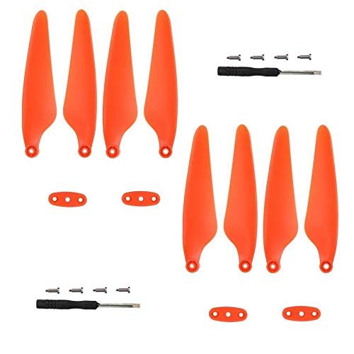 1/2 Pair Quick-Release RC Drone Propellers Props Blade Airscrew Replacement/Fit for Hubsan Zino H117S Drone Quadcopter Accessory (Color : Red 2 Pair)