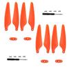 1/2 Pair Quick-Release RC Drone Propellers Props Blade Airscrew Replacement/Fit for Hubsan Zino H117S Drone Quadcopter Accessory (Color : Red 2 Pair) view 1