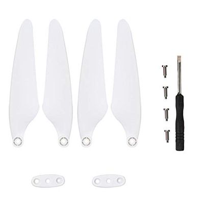 1/2 Pair Quick-Release RC Drone Propellers Props Blade Airscrew Replacement/Fit for Hubsan Zino H117S Drone Quadcopter Accessory (Color : White 1 Pair)