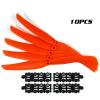 10PCS RC Parts Propeller Blade Prop 5030 6035 7035 8040 8060 9050 1060 1160 Direct Drive Paddle 6mm /Fit for GWS Motor Airplane Drone (Color : 5030) view 2