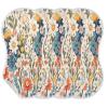 GOODOLD Vintage Small Flowers Muslin Baby Burp Cloths - Super Absorbent and Soft Burping Rags - Cotton Burp Clothes Set for Boys and Girls, 4 Pack view 1