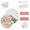 GOODOLD Vintage Small Flowers Muslin Baby Burp Cloths - Super Absorbent and Soft Burping Rags - Cotton Burp Clothes Set for Boys and Girls, 4 Pack view 4