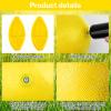 HSLCGF 12 Pack Dodgeballs 5 Inch Playground Ball Kickball Yellow Inflatable Rubber Handball Bouncy Dodge Ball with 1 Hand Pump for Outdoors Ball Games Gym Camps Picnic view 3