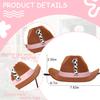 PATRDIO Cowboy First Birthday Party Hat - Western Style Photo Props for Boys Girls (pink) view 2