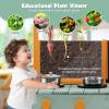 Costzon Mud Kitchen, Wooden Kids Kitchen Playset with See-Through Planter Box, Blackboard, Stoves, Sink & Faucet, Cooking Accessories, Storage Shelves, Toddler Outdoor Play Kitchen for Boys Girls 3+ view 2