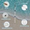 2PCS Shark Tooth Sifter,Retractable Beach Sand Sifter,Shell Collecting Scoop Shovel Sifter Tool for Beach Picking up Shells Beachcombing Rock Hunting,22.7"-41.7" Adjustable Handle Pet Cat Litter Scoop view 3