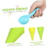 2 Sets Cone Play with Sand ice Cream Scoop doh Pool Accessories Summer Playing with Sand Smoothie Food ice Cream Toys Machine Toys for Kids Suit Mold view 2