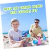 2 Sets Cone Play with Sand ice Cream Scoop doh Pool Accessories Summer Playing with Sand Smoothie Food ice Cream Toys Machine Toys for Kids Suit Mold view 3