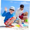 2 Sets Cone Play with Sand ice Cream Scoop doh Pool Accessories Summer Playing with Sand Smoothie Food ice Cream Toys Machine Toys for Kids Suit Mold view 4