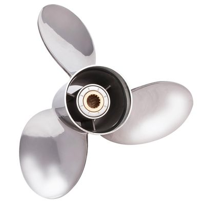 Rareelectrical New Stainless Steel Propeller Compatible with Suzuki Df175tg 15 Spline 175 150-300 Hp for Years 2014-2016 by 4571-160-17 Diameter 16" X 17" Pitch 3 Blades Rh Lexor Plus
