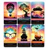 GZXINKE Shadow Work Oracle Cards, Inner Healing Oracle Deck, Self Reflection Oracle Deck for Beginners, Clarifying Karma, Healing Energy Cards view 2