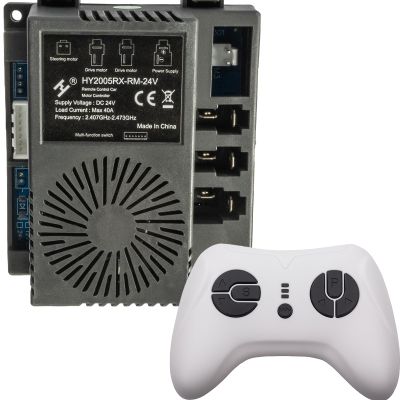 Circuit Board HY2005RX-RM-24V and 2.4g Remote Control for Kids Ride on Toys Car Controller Control Box Accessories for Kids Cars to Replacement Parts