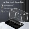 70cm 60cm 50cm 40cm 30cm Tall Clear Acrylic Display Case, Assemble Cube Display Box Stand with White Base, Dustproof Protection Showcase for Collectibles Memorabilia Figurines (Size : 10x10x10cm/4x4x view 3