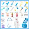 XZZO Doctor Kit for Kids, 36 Pcs Doctor Play Set kit for Toddlers 3-5 with Medical Storage Bag & Real Stethoscope, Medical Kits Doctor Toys, Fun Doctor Role Playing Game Gift for Kids Toddlers view 4