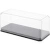 Pioneer Plastics 143C-BB-UV Clear Plastic Display Case with Black Base for 1:43 Scale Cars (UV Resistant), 6.125" W x 2.625" D x 2.25" H, Pack of 24 view 1