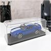 Pioneer Plastics 143C-BB-UV Clear Plastic Display Case with Black Base for 1:43 Scale Cars (UV Resistant), 6.125" W x 2.625" D x 2.25" H, Pack of 24 view 3