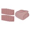 Comfy Cubs Muslin Burp Cloths and Throw Muslin Blanket Bundled view 1