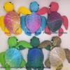 Sea Turtle - 3D Printed, Articulated Fidget (Gold/Silver (Large)) view 3