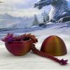 Generic 3D Printed Dragon with Dragon Egg, 12"" Articulated Tri Color Crystal Dragon, Red Purple Gold Dragon, Fidget ADHD Autism Sensory Toy Executive Desk Toy D001-S5-RPG view 4