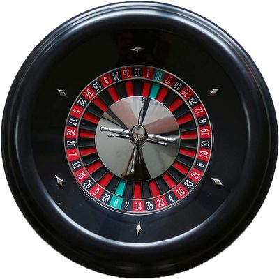 HDCCDM 45cm Roulette Wheel Set, Professional Roulette Wheel with Double Zero Design, The Turntable is Stable and Spins Smoothly, for Home Games or Club Parties