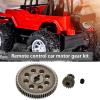 SING F LTD 1 Set RC Car Spur Gear Set 64T Main Gear 17T Motor Gear Compatible with Redcat L-ightning EP Drift Compatible with L-ightning EPX PRO 1/10 Scale Truck view 2