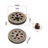SING F LTD 1 Set RC Car Spur Gear Set 64T Main Gear 17T Motor Gear Compatible with Redcat L-ightning EP Drift Compatible with L-ightning EPX PRO 1/10 Scale Truck view 4