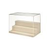Display Case for Minifigures Action Figures Blocks, Display Box for PopMart Sonny Angel Figures with Three Layers of Stairs, Gifts for Minifigure Collectors Lovers view 1