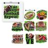 27 PCS Heat Transfer DTF Iron On Decals Football Game Day Vibes Love for Clothing Heat Press Patches DIY Tshirt Direct to Film Football Mama view 2
