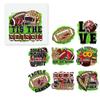 27 PCS Heat Transfer DTF Iron On Decals Fall Football Season for Clothing Heat Press Patches DIY Tshirt Direct to Film Football Tackle view 1