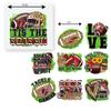 27 PCS Heat Transfer DTF Iron On Decals Fall Football Season for Clothing Heat Press Patches DIY Tshirt Direct to Film Football Tackle view 2