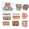 27 PCS Heat Transfer DTF Thankful Mama Iron On Decals for Clothing Heat Press Patches DIY Tshirt Direct to Film Fall Thanksgiving view 1