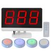 LOUKIENE Wireless Quiz Answer Game Buzzer System Gameplay 262ft for Game Show Family Game Nights Debate Contests in Companies Offices School Contest Classroom Trivia Nights (4 Buttons Set) view 1