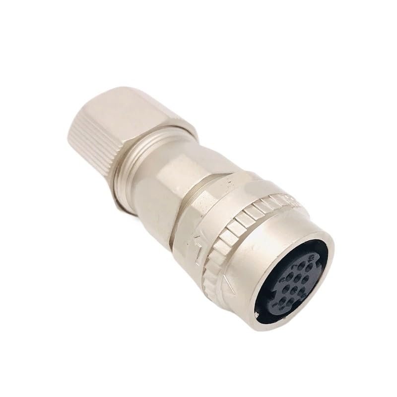 10 pin DDK 10 Plug Connector CM10-SP10S-M.for servo Motor (Color : 180 Degree)
