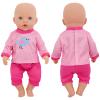 UNICORN ELEMENT 5 Sets Baby Doll Clothes for 14-18 Inch Dolls, 16 Inch Baby Doll Pjs Clothes Outfits and Accessories for New Born Dolls view 4