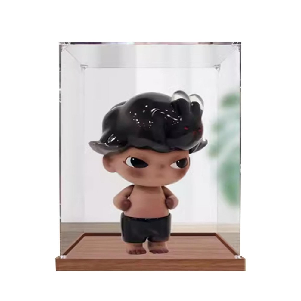 YANGJIAN Acrylic Display Box for Dolls, Transparent Display Box, Storage Dustproof Display Box Compatible with Dolls(Model Not Included) (3mm)