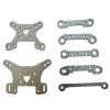 Carbon Fiber Chassis Skid Plate DIY Replacement for 144001 RC Crawler Car Parts Remote Control Vehicle Accs, and Spare Parts (Carbon Fibre) view 4
