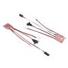 Keenso RC Micro Brushed ESC, 2pcs 30A Micro Brushed ESC Winch Control Bidirectional Speed Controller Accessories with Brake for SCX24 1/24 view 4