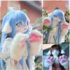 Rolamumu Anime Style Hood, Furry Animal MaskWearable Hood Party Disguise, Lolita Cosplay Costume Headgear With Cat Paw Gloves (Color : 3) view 4